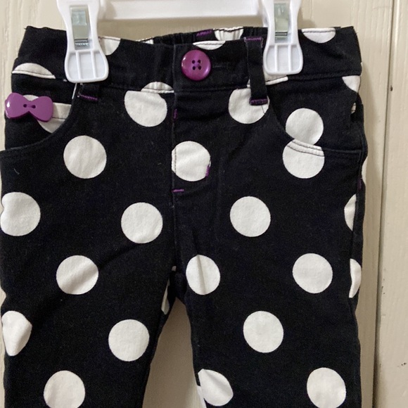 Gymboree Purrfectly Fabulous Black & White Spotted Pants - Picture 2 of 5
